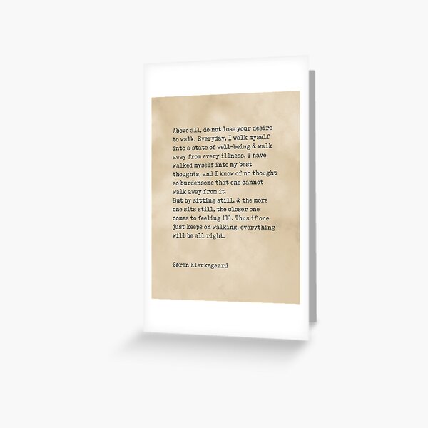 Item preview, Above all - Soren Kierkegaard Poem - Literature - Typewriter Print - Vintage designed and sold by Studio Grafiikka.