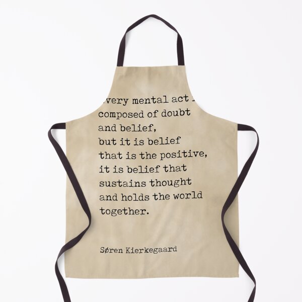 Item preview, Doubt and Belief - Soren Kierkegaard Quotes - Literature - Typewriter Print - Vintage designed and sold by Studio Grafiikka.