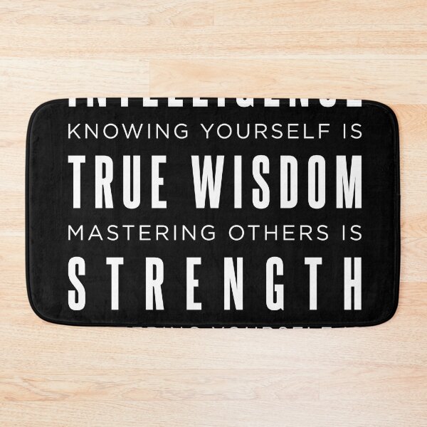 Item preview, Knowing yourself is true wisdom - Lao Tzu Quote - Literature - Typography Print 2 - Black designed and sold by Studio Grafiikka.