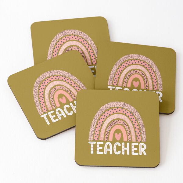 Item preview, Boho Rainbow Border Retro leopard Costumes School Teachers 		 designed and sold by sptavpdw65.