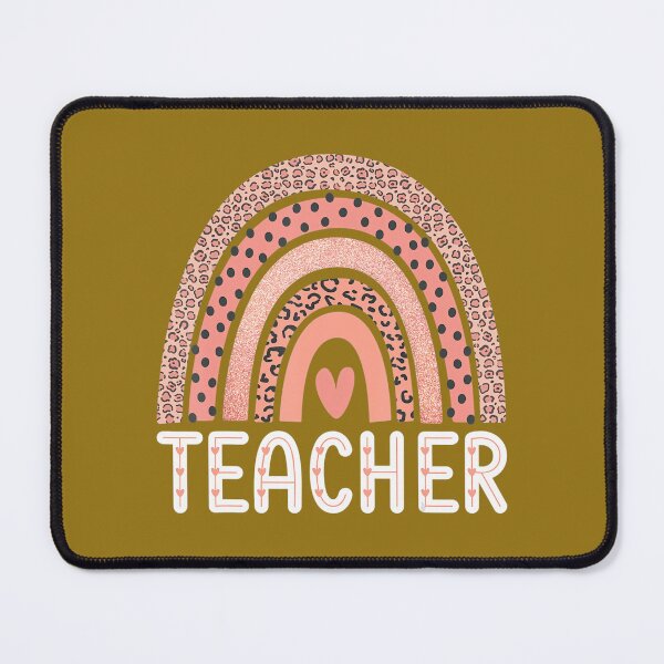 Item preview, Boho Rainbow Border Retro leopard Costumes School Teachers designed and sold by sptavpdw65.