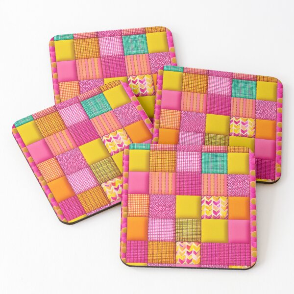 Item preview, Pink quilt  designed and sold by JLeonardoArt.