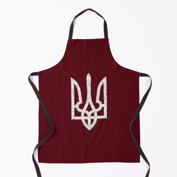 Item preview, Ukraine coat of arms symbol gyrfalcon trident trident marble gold flat designed and sold by lathspell.