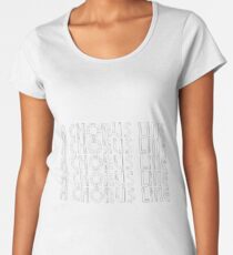 A Chorus Line Text Women's Premium T-Shirt