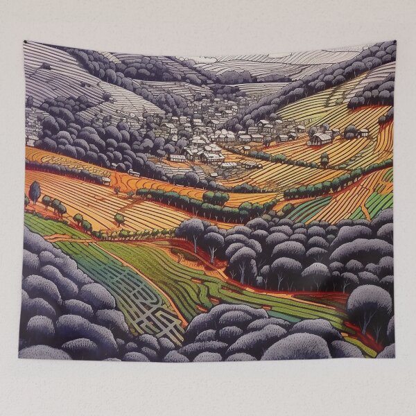 Item preview, Tesara - Terrace Landscape (4/4) designed and sold by sabantha.