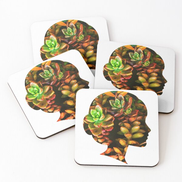 Item preview, Original Succulent Silhouette - white background  designed and sold by Lil-odds-n-ends.