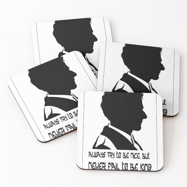 Item preview, 12th Doctor-"Never Fail To Be Kind"-B/W version designed and sold by StarkiteVizion.