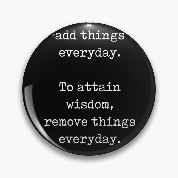 Artikelvorschau, To attain knowledge - Lao Tzu Quote - Literature - Typewriter Print - Black entworfen und verkauft von Studio Grafiikka.