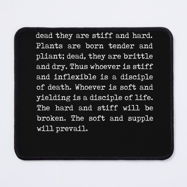 Item preview, The soft and supple - Lao Tzu Quote - Literature - Typewriter Print - Black designed and sold by Studio Grafiikka.