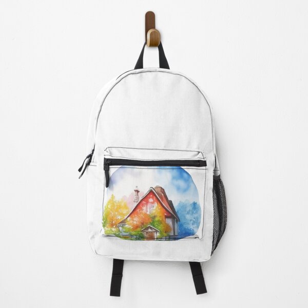 Item preview, Watercolor English cottage in Autumm. designed and sold by Jayjaynaenae.