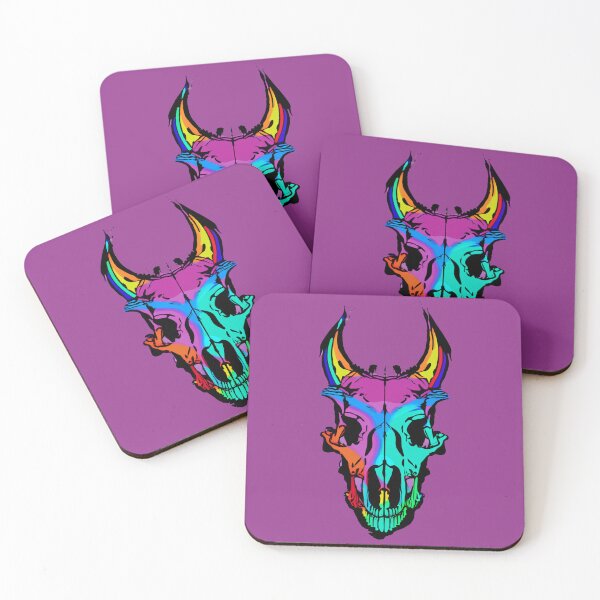 Item preview, Radiant Inferno: Rainbow Pride Demon Skull designed and sold by Dreadfools.