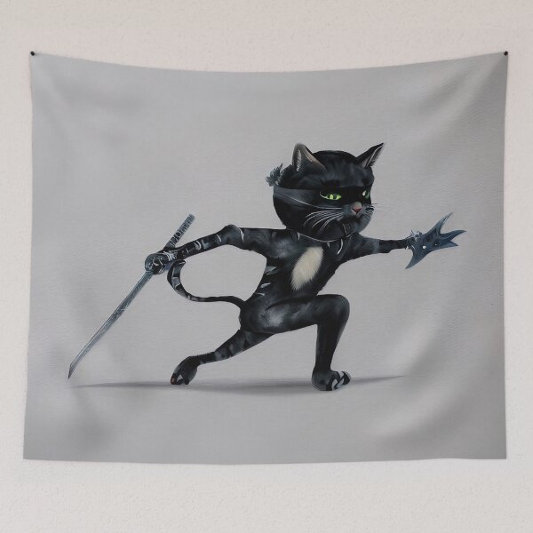 Item preview, Ninja cat designed and sold by Glenbobagins.