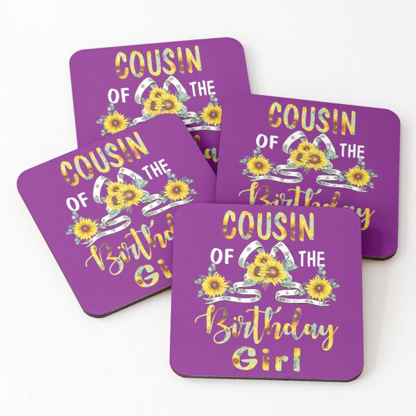 Item preview, Cousin Of The Birthday 	 Sunflower Birthday Party 	 	 designed and sold by fisidswhb58.