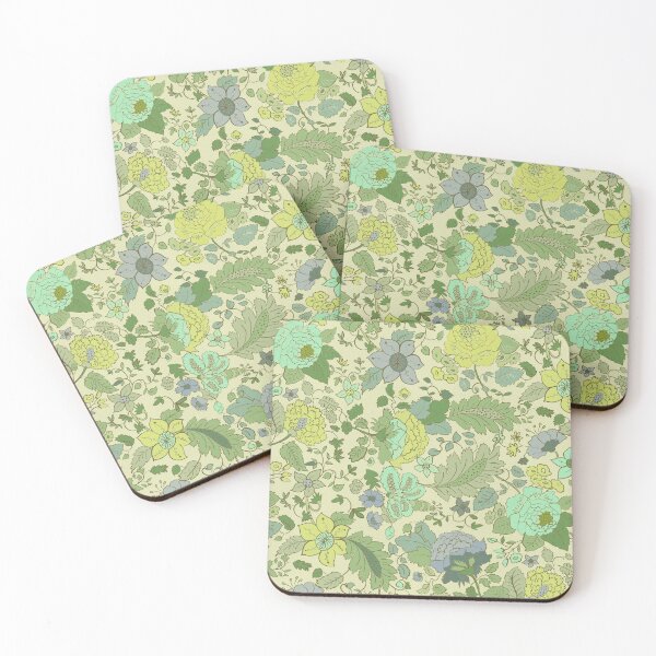 Item preview, roses green designed and sold by Alessandro Remo Mazzoni Remotextiles.