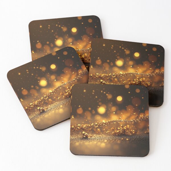Item preview, golden glitter lights designed and sold by SceneryStudio.