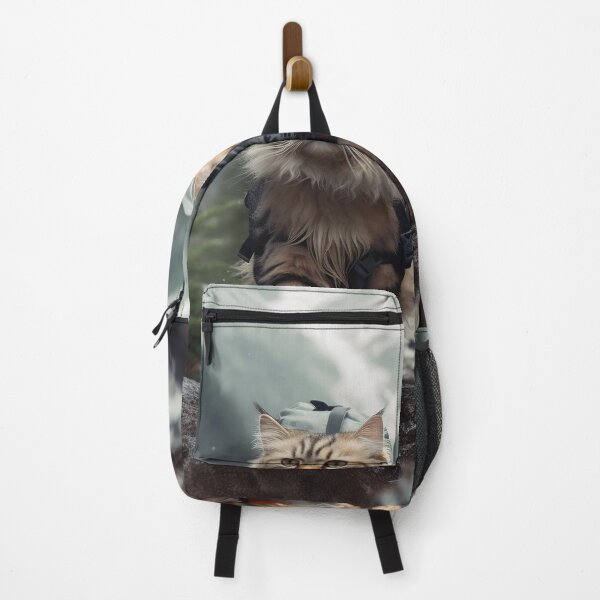 Item preview, Two American Longhair Cats Are Hiking designed and sold by BDMeow.