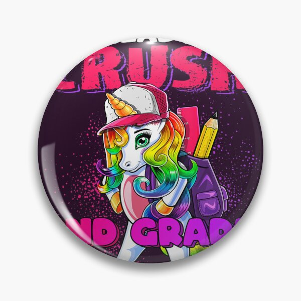 Item preview, Crush 2Nd Grade Unicorn Backpack Back To School 	  	 designed and sold by pyenfraduk21.