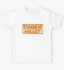 Stardew Valley - wooden logo Kids T-Shirt