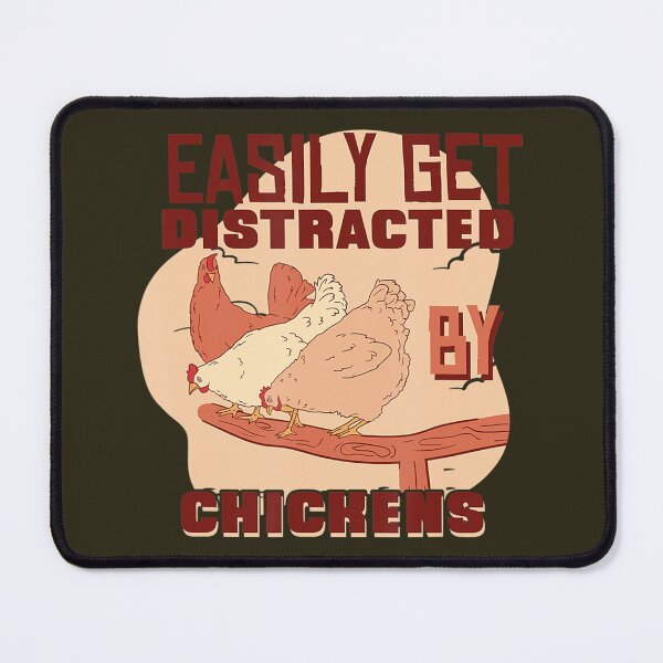 Item preview, Easily Distracted By Chicken -Poultry Farmer Chicken Farming designed and sold by vhnfhefbvtq71.