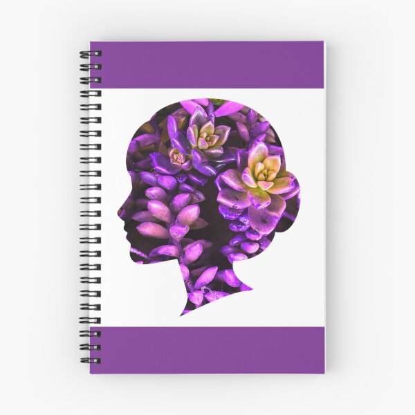 Item preview, Purple Succulents  designed and sold by Lil-odds-n-ends.