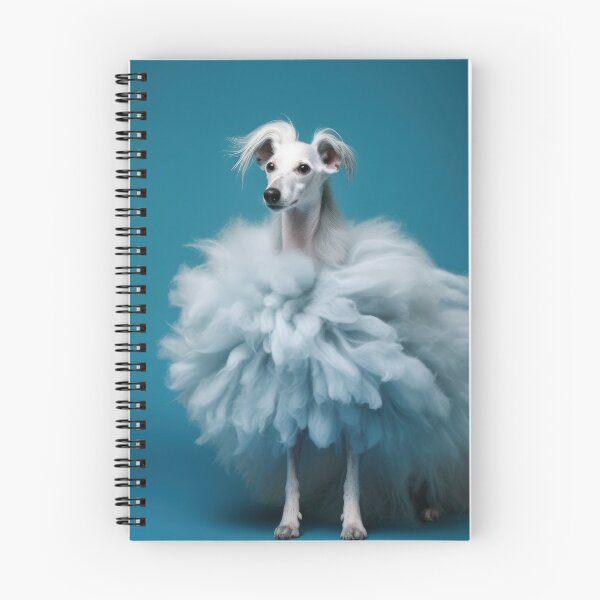 Item preview, Whippet in fluffy dress - lovely canine art designed and sold by DigitalArties.
