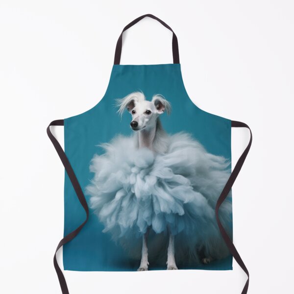 Item preview, Whippet in fluffy dress - lovely canine art designed and sold by DigitalArties.
