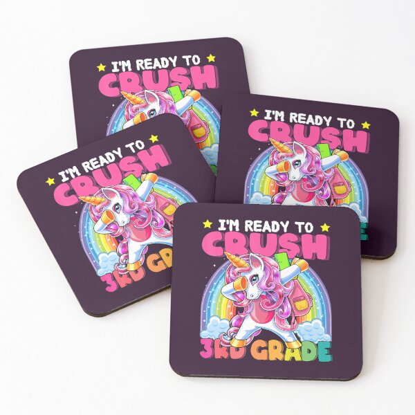 Item preview, Crush 3Rd Grade Dabbing Unicorn Back To School 	 	  	 designed and sold by pyenfraduk21.