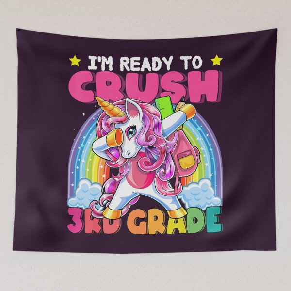 Item preview, Crush 3Rd Grade Dabbing Unicorn Back To School 	 	  	 designed and sold by pyenfraduk21.