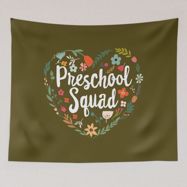 Item preview, Preschool Squad Teacher Back To School Daycare Appreciation  	 designed and sold by wpoakvunome91.