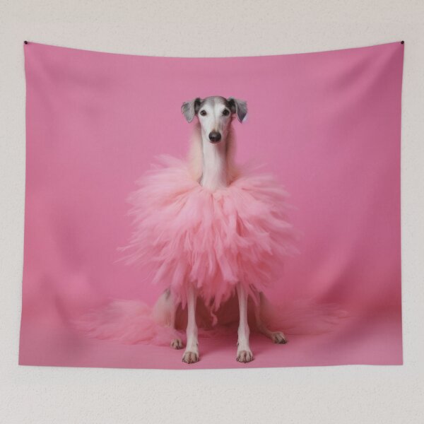 Item preview, Whippet in Tutu Top - Beautiful Dog Art designed and sold by DigitalArties.
