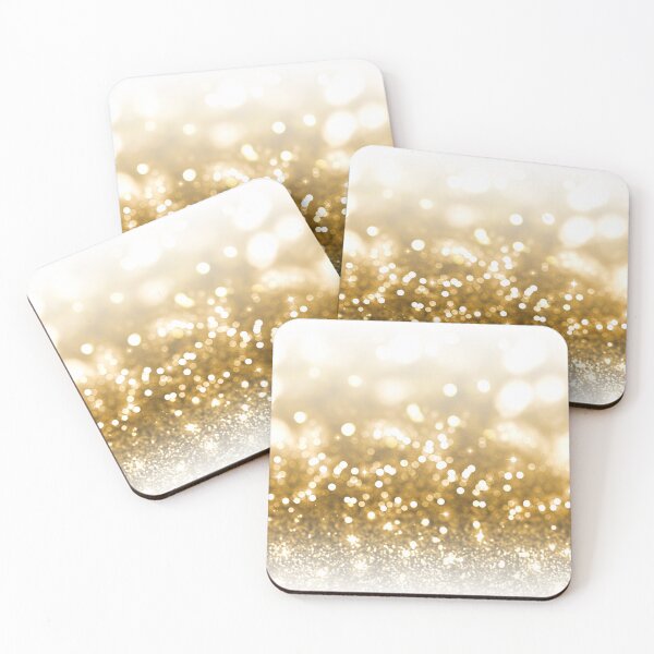 Item preview, Golden glitter lights designed and sold by SceneryStudio.