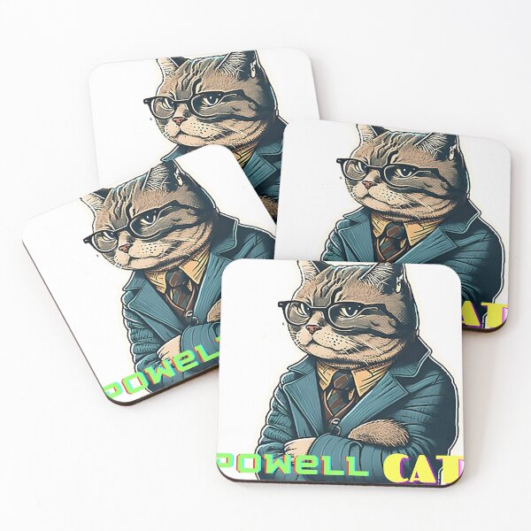 Artikelvorschau, Powell Cat Seriously Aufkleber entworfen und verkauft von siaars-den.