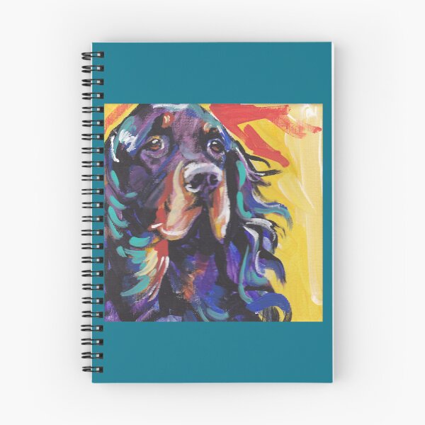 Item preview, Gordon Setter Dog Bright colorful pop dog art designed and sold by rockwell-chiek.