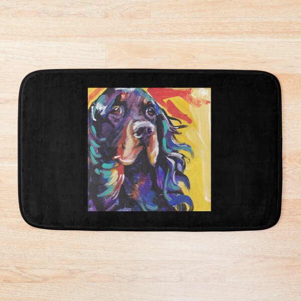 Item preview, Gordon Setter Dog Bright colorful pop dog art designed and sold by rockwell-chiek.