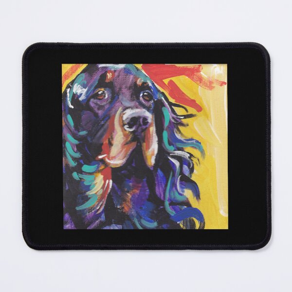 Item preview, Gordon Setter Dog Bright colorful pop dog art designed and sold by rockwell-chiek.