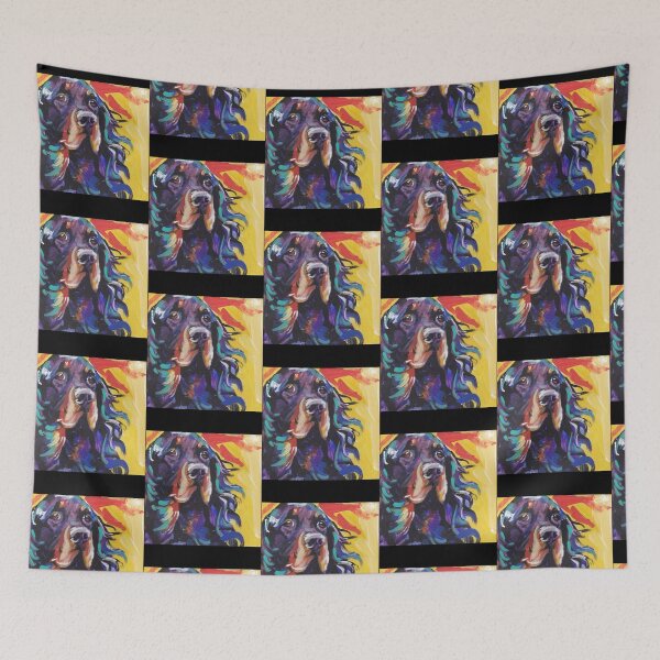 Item preview, Perro Setter Gordon Arte pop canino brillante y colorido designed and sold by rockwell-chiek.