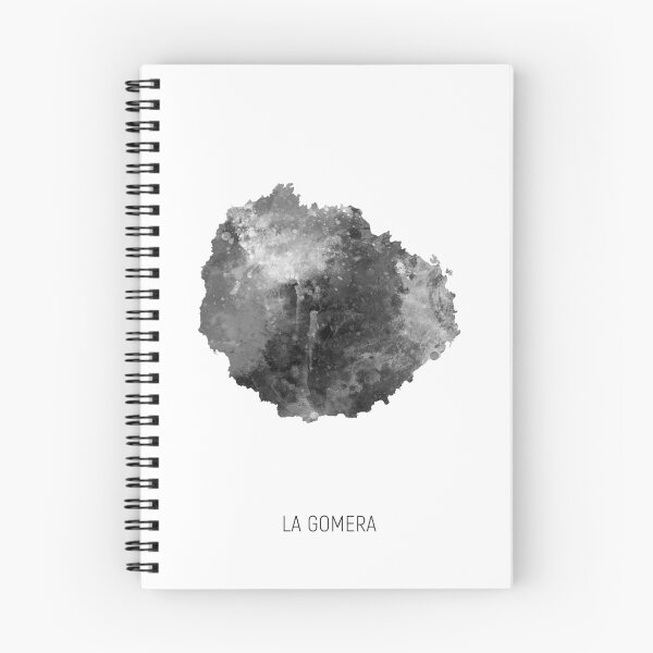 Item preview, La Gomera Watercolor Map designed and sold by ArtPrints.