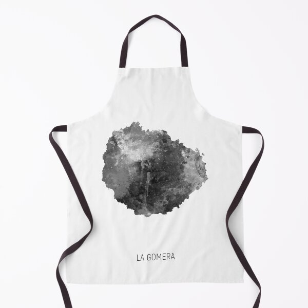Item preview, La Gomera Watercolor Map designed and sold by ArtPrints.