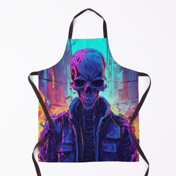 Item preview, Cyberpunk Neon Ghost Skeleton designed and sold by Nightarcade.
