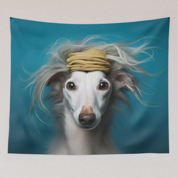 Item preview, Whippet Portrait Headband- Beautiful Canine Art designed and sold by DigitalArties.