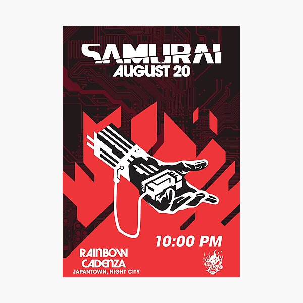 Item preview, Samurai, Live At Rainbow Cadenza designed and sold by BlastRiot.