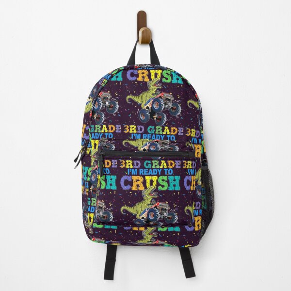Item preview, Crush 3Rd Grade Dinosaur Monster Truck Back To School 	  	 designed and sold by pyenfraduk21.