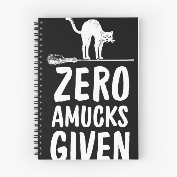 Item preview, Zero Amucks Given, Amuck Halloween Witches Cat  designed and sold by JamesShemwell4.