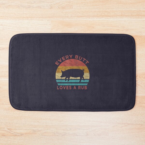 Item preview, BBQ, Every Butt Loves A Rub Pig Pork Meat Smoker Grill 	 		 designed and sold by qztqrowvy6.