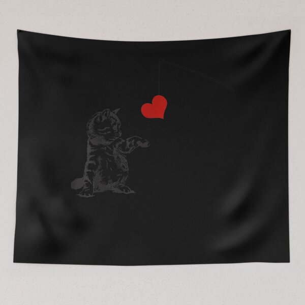 Item preview, Cat Lovely Play Fishing Pole Cat Toys For Cat Dad, Cat Mom designed and sold by Nigel Dwyer.