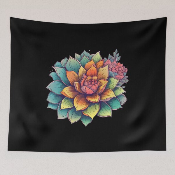 Item preview, Cactus Blooming Cacti Succulent Lover Wildflower Flower Cute designed and sold by farhanhafeez.