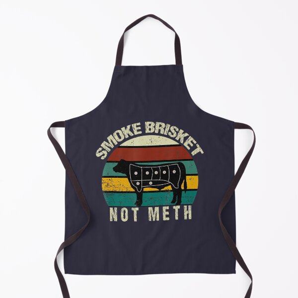 Item preview, BBQ, Retro Vintage - Smoke Brisket Not Meth Smoker Grilling designed and sold by qztqrowvy6.