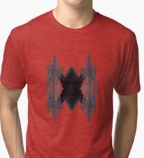 Fantastic air castle with elements of steampunk subculture Tri-blend T-Shirt
