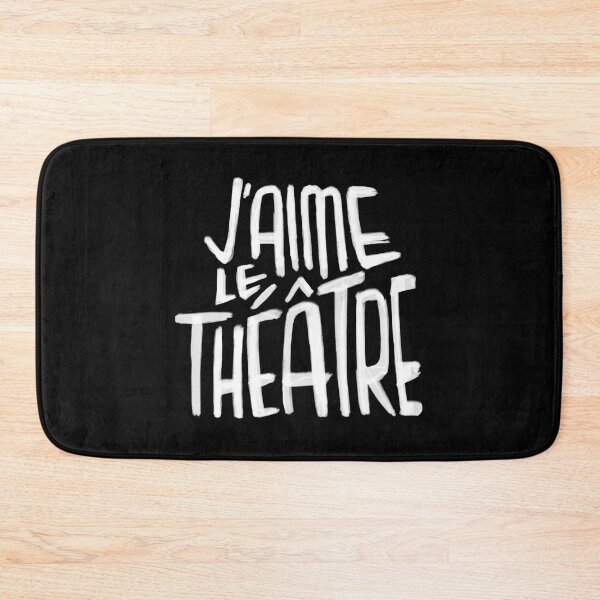 Item preview, Theater Love, Theatre, J'aime le Theatre designed and sold by badlydrawnbabe.