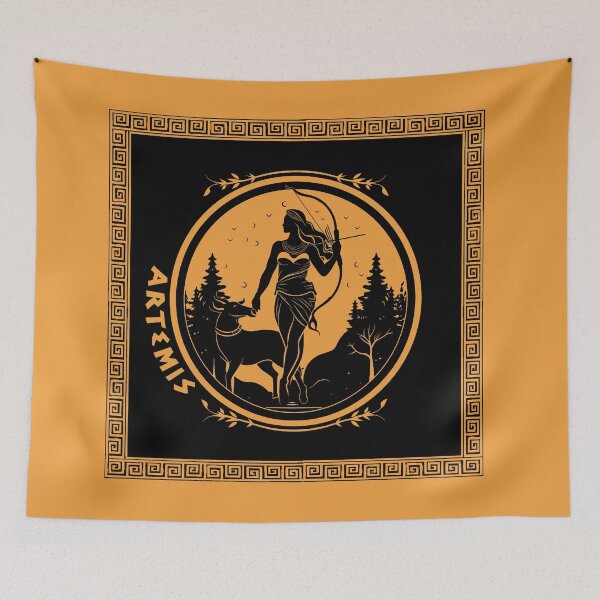 Item preview, Artemis of the Hunt - The Olympians (black) designed and sold by WennsdaysChild.